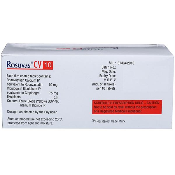 Rosuvas CV 10 Tablet