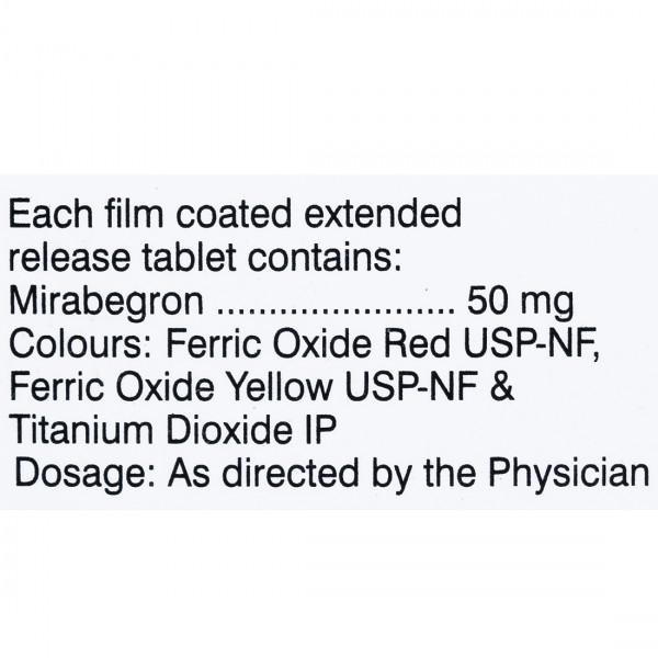Mirbeg 50 Tablet ER