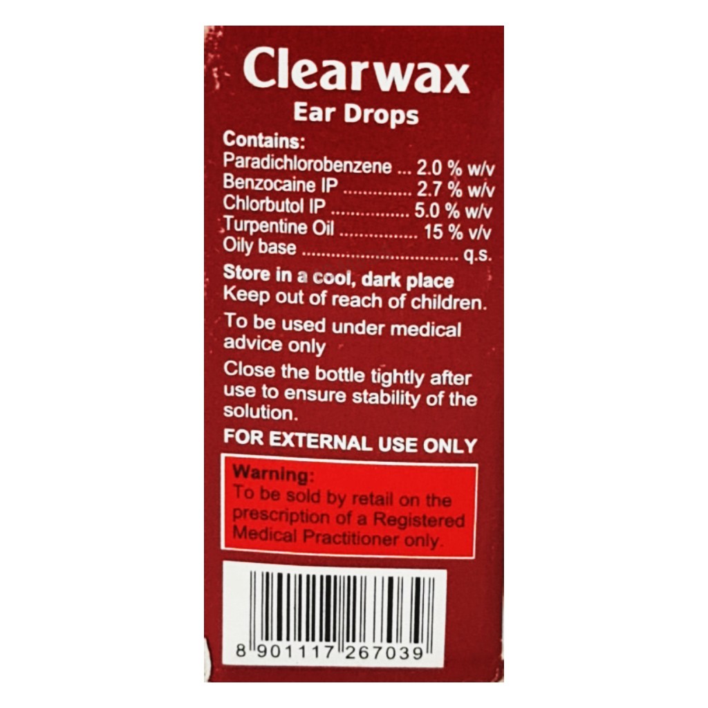 Clearwax Ear Drop