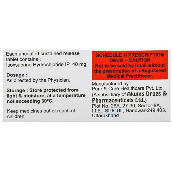 Adilan 40Mg Tablet SR