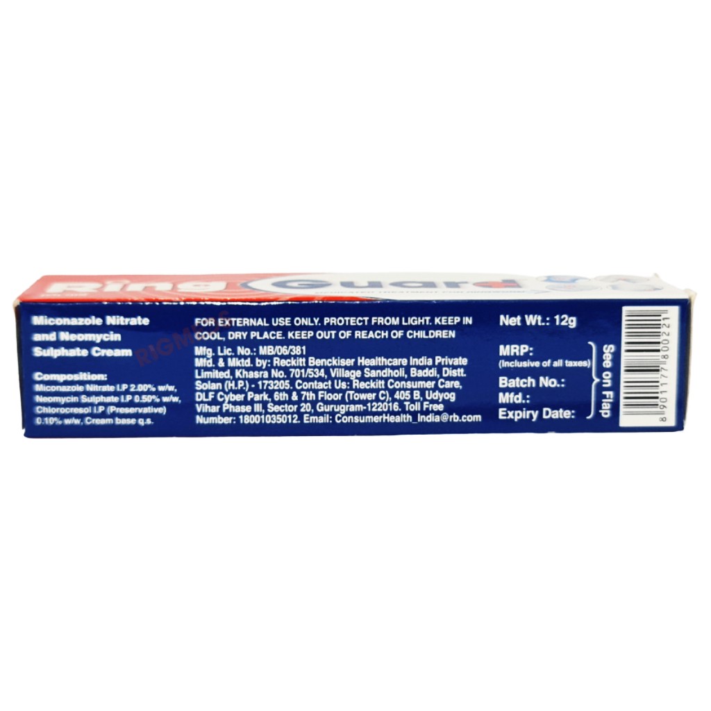 Ring Guard Antifungal Medicated Cream (12 Gm)