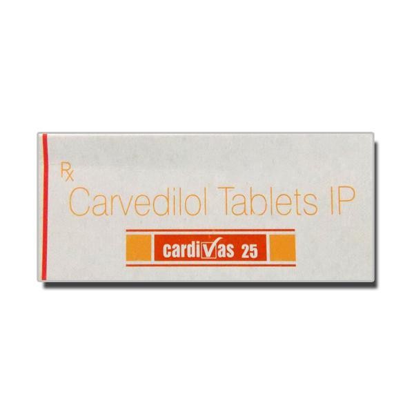 Cardivas 25 Tablet