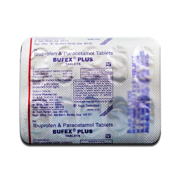Bufex Plus 400Mg/500Mg Tablet