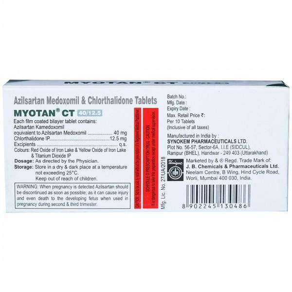 Myotan CT 40/12.5 Tablet