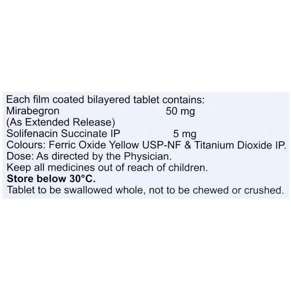 Megatas S 50Mg/5Mg Tablet