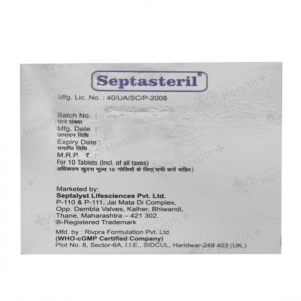 Septasteril Tablet