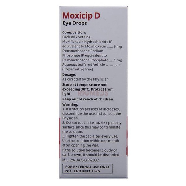Moxicip D Eye Drop