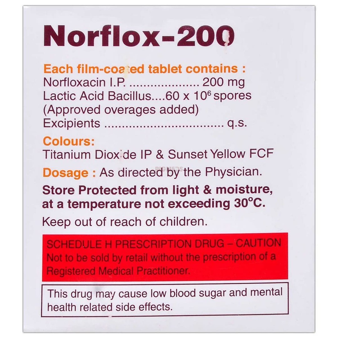 Norflox 200 Tablet