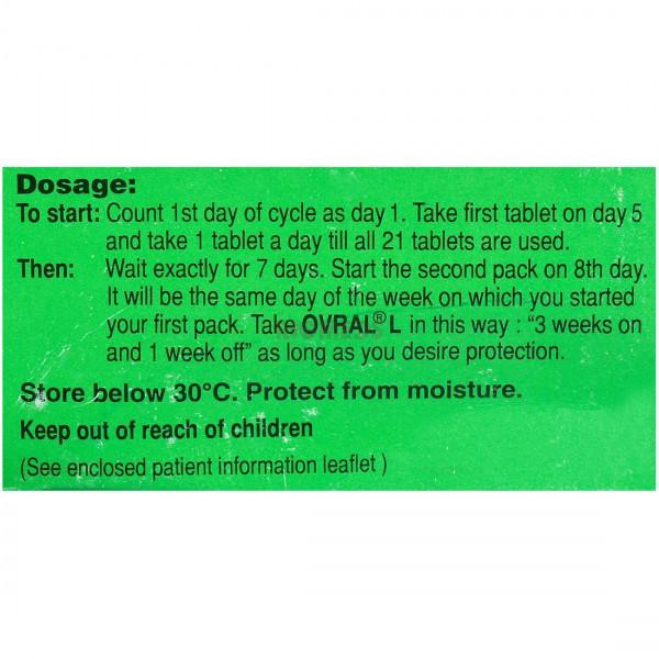 Ovral L Tablet