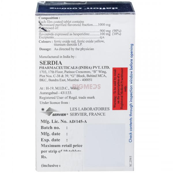 Daflon 1000 Tablet