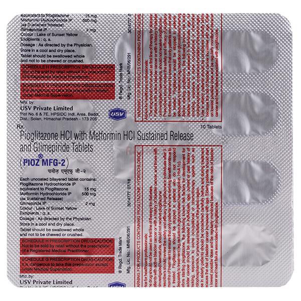 Pioz MF G2 Tablet SR