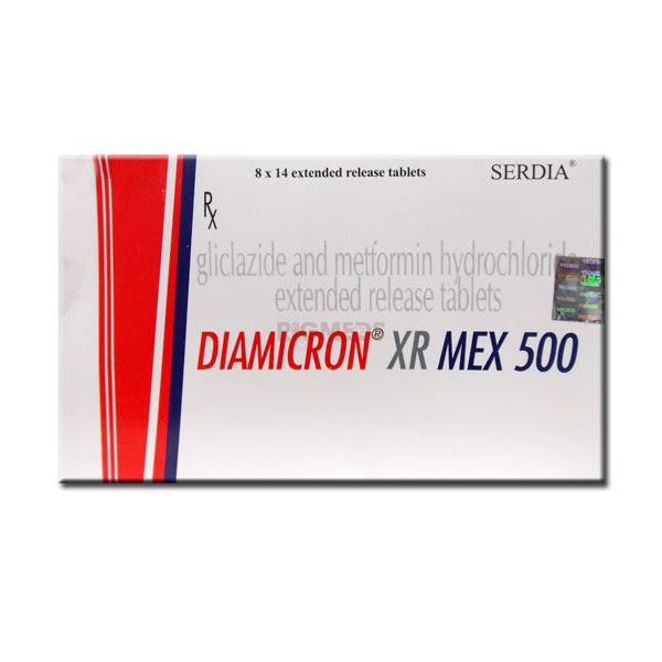 Diamicron XR Mex 60/500 Tablet