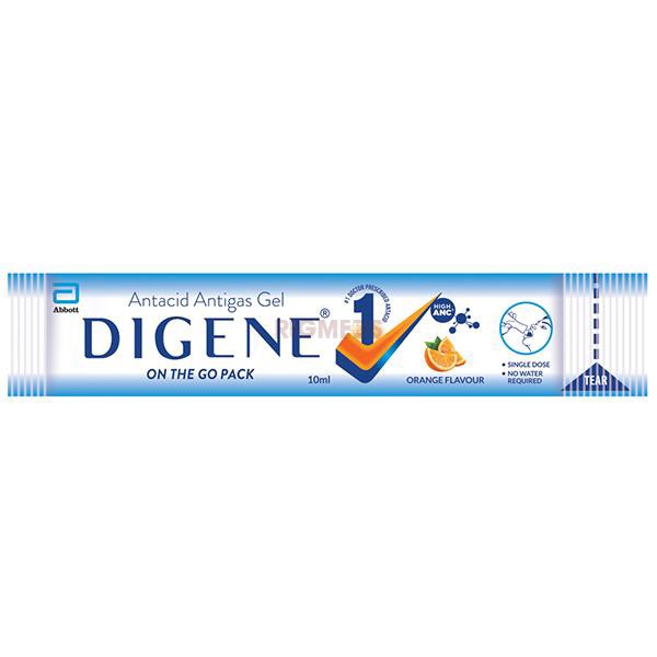 Digene Gel On The Go Stick Pack Orange (10ml Pack)
