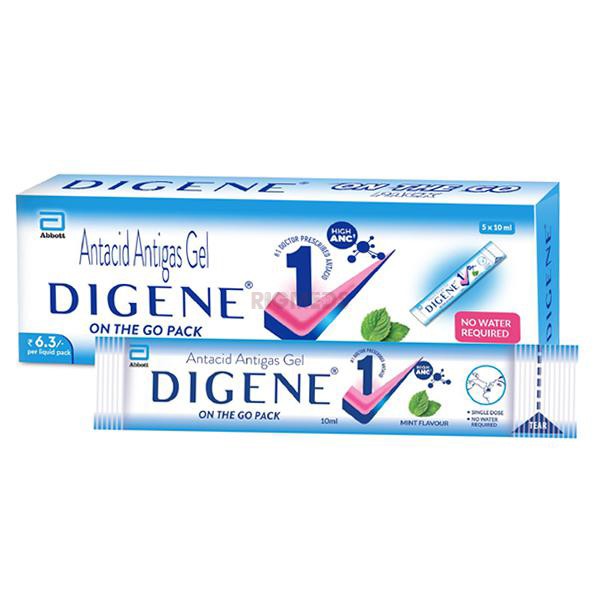Digene Gel On The Go Stick Pack Mint (10ml Pack)