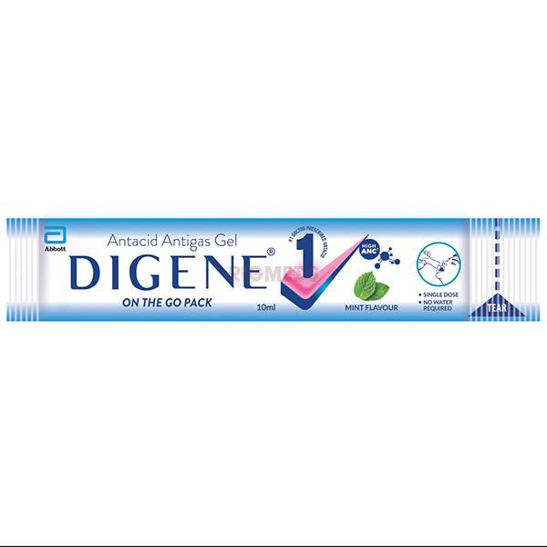 Digene Gel On The Go Stick Pack Mint (10ml Pack)
