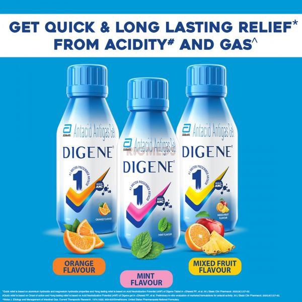 Digene Acidity & Gas Relief Gel Mint (200ml)