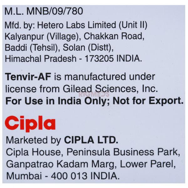 Tenvir AF Tablet