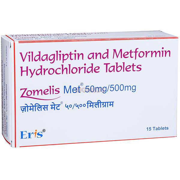 Zomelis Met 50Mg/500Mg Tablet