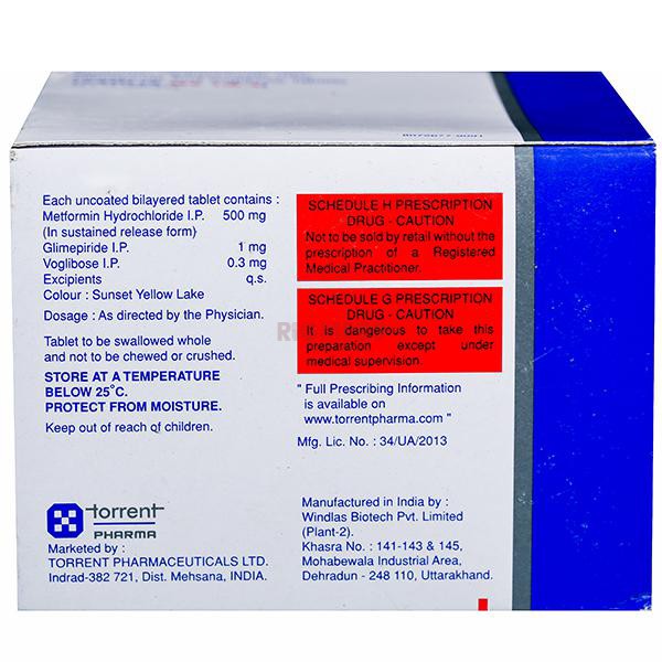 Azulix MV 1mg/500mg/0.3mg Tablet SR