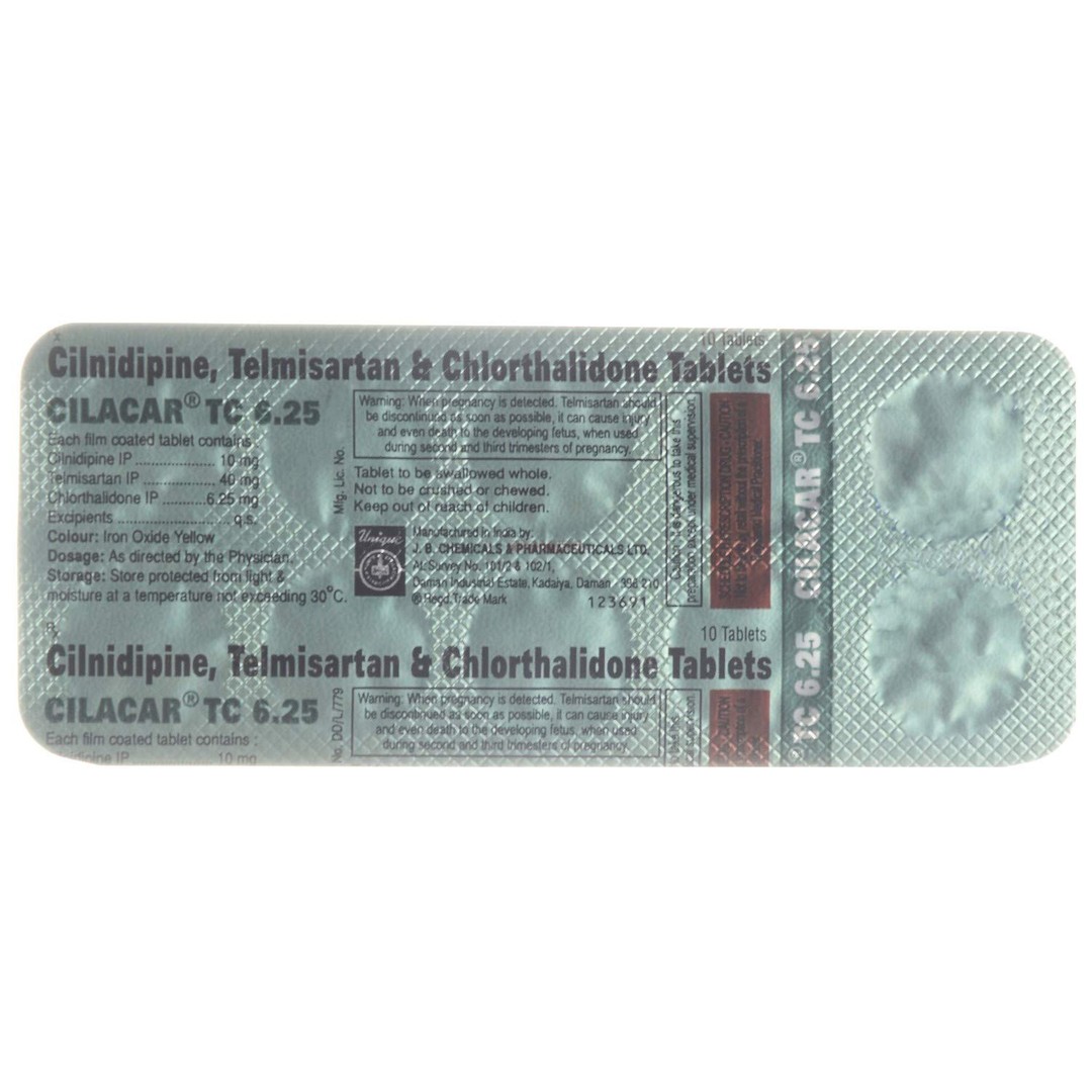 Cilacar TC 6.25 Tablet