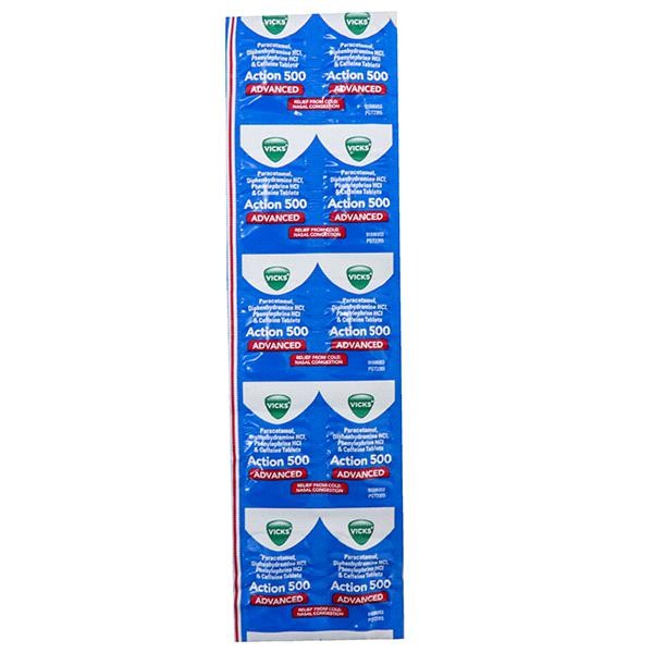 Vicks Action 500 Advanced Tablet