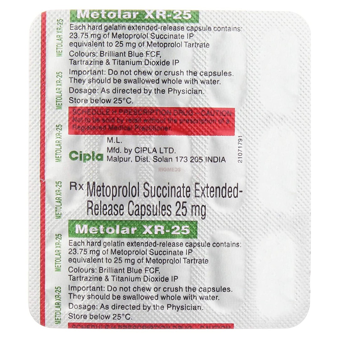 Metolar XR 25 Capsule