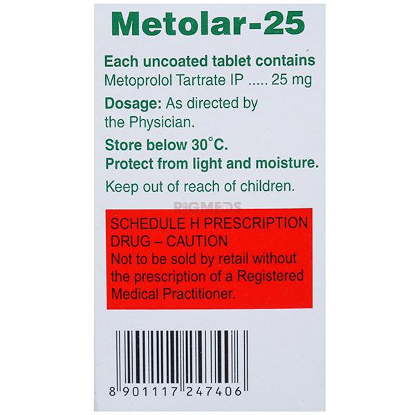 Metolar-25 Tablet
