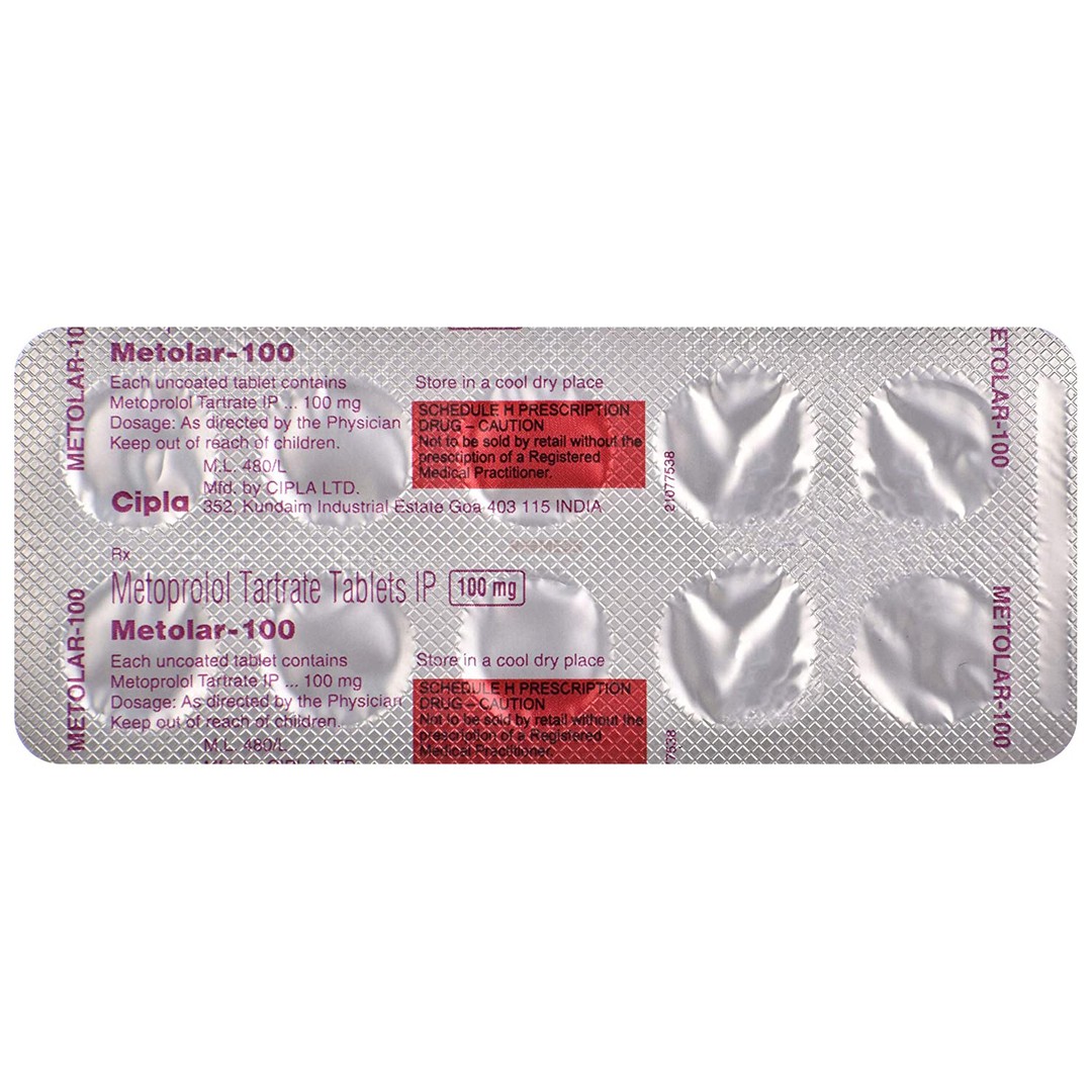 Metolar 100 Tablet