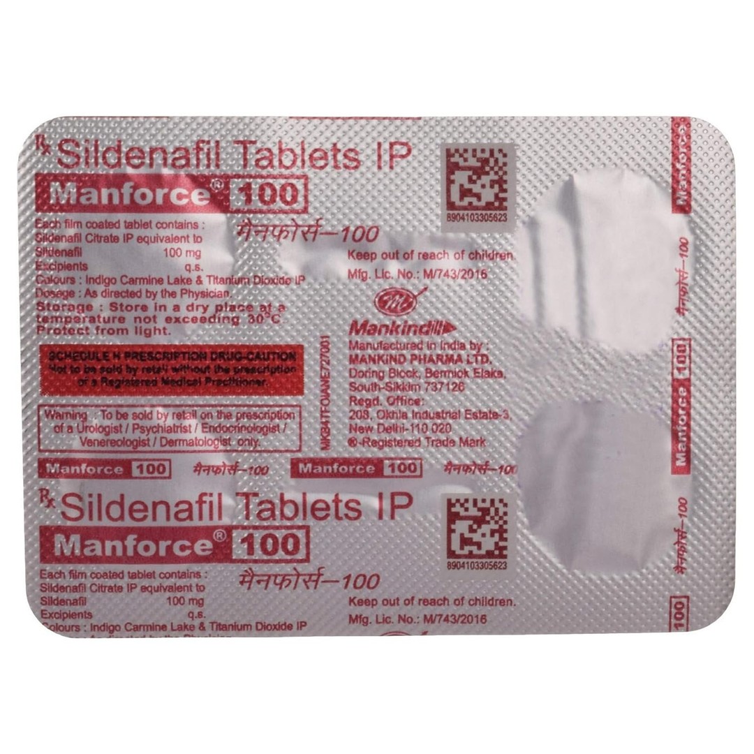 Manforce 100 Tablet