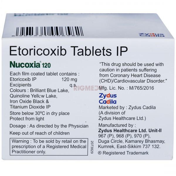 Nucoxia 120 Tablet