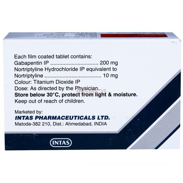 Gabapin NT 200 Tablet