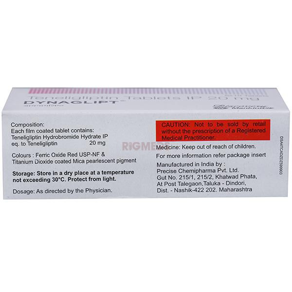 Dynaglipt 20Mg Tablet
