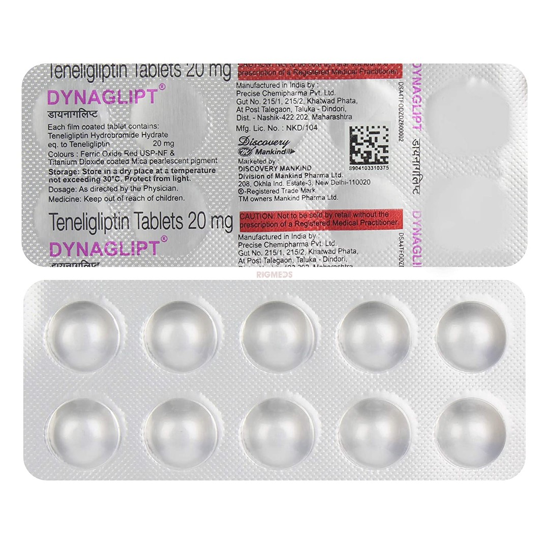 Dynaglipt 20Mg Tablet