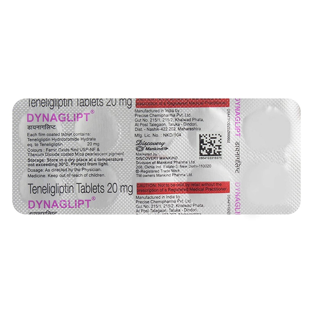 Dynaglipt 20Mg Tablet