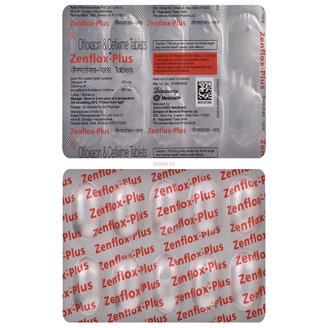 Zenflox Plus 200 Tablet