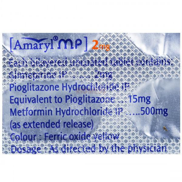 Amaryl MP 2mg Tablet ER