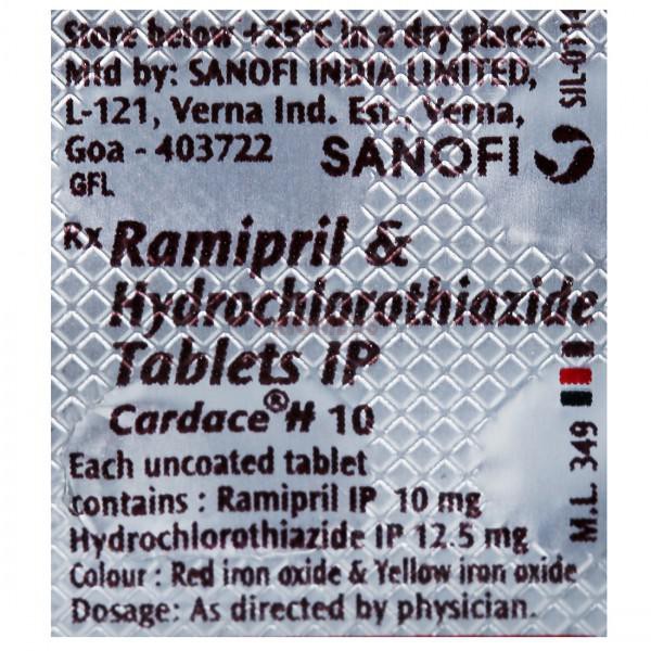 Cardace H 10 Tablet