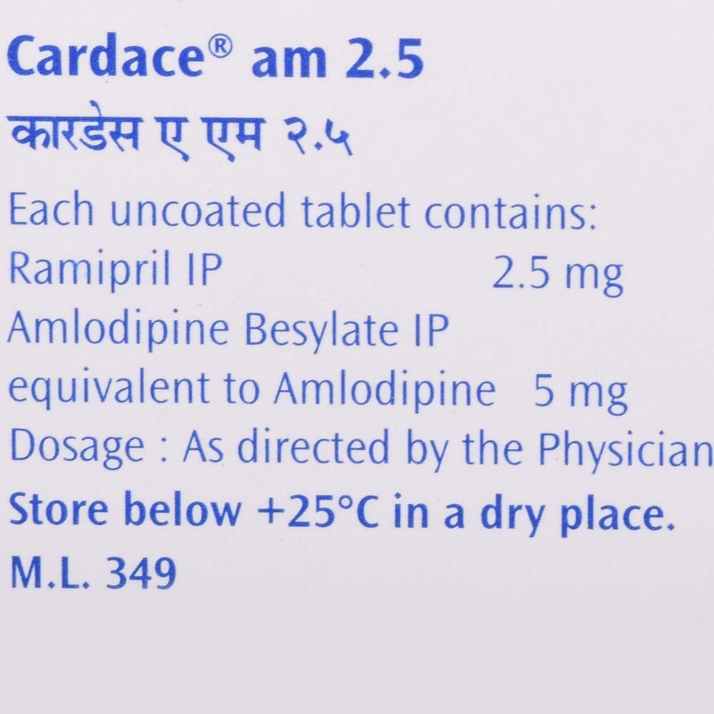 Cardace AM 2.5 Tablet