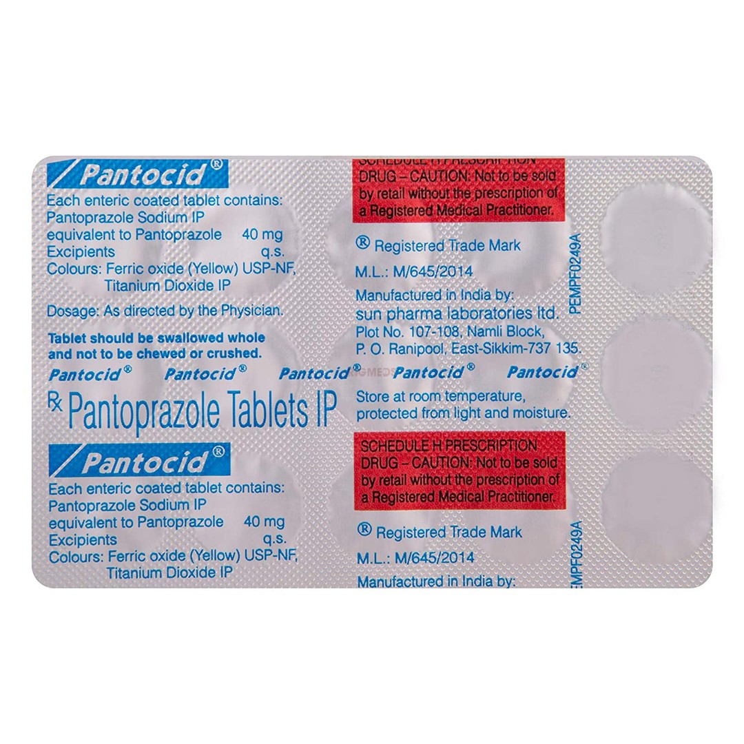 Pantocid 40Mg Tablet