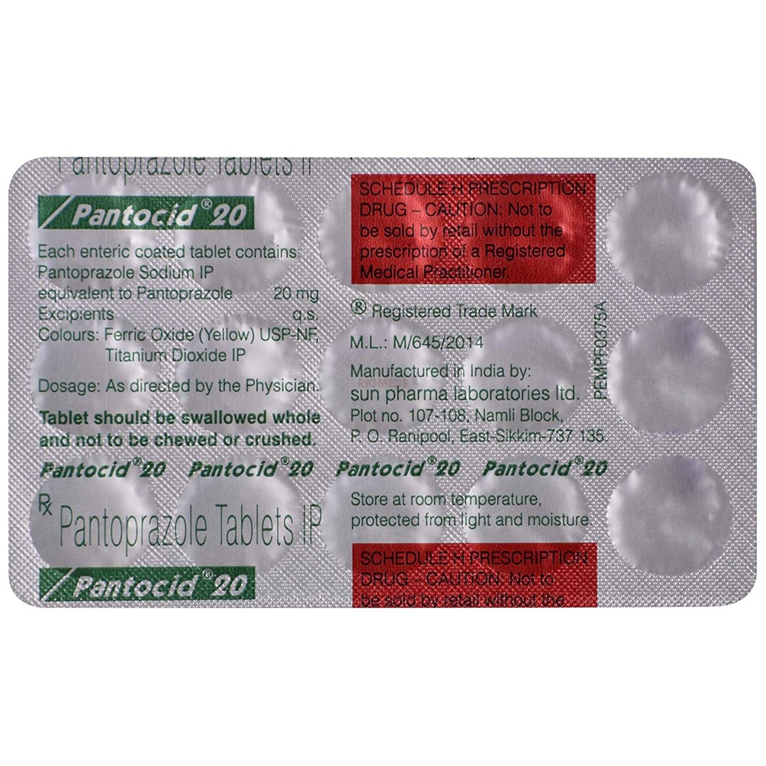 Pantocid 20 Tablet