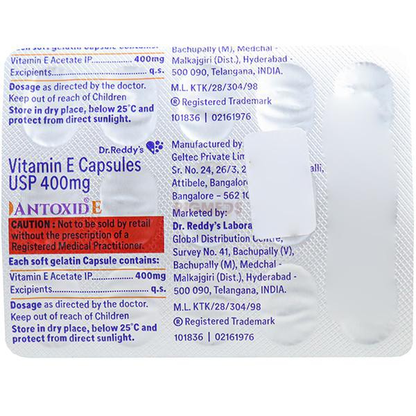 Antoxid E Softgel Capsule