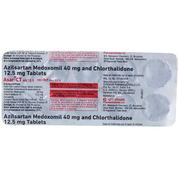Asar CT 40/12.5 Tablet