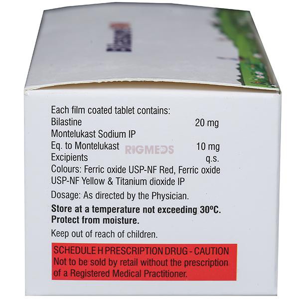 Bilasure M 20Mg/10Mg Tablet