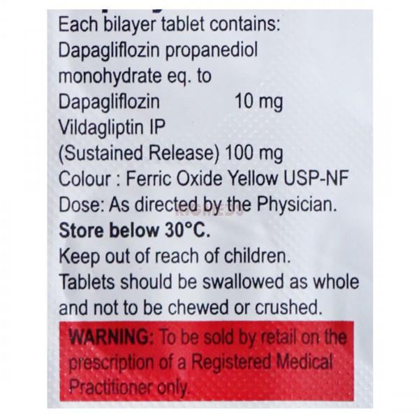 Daparyl V 10Mg/100Mg Tablet