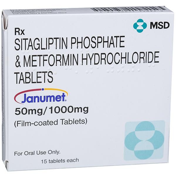 Janumet 50mg/1000mg Tablet