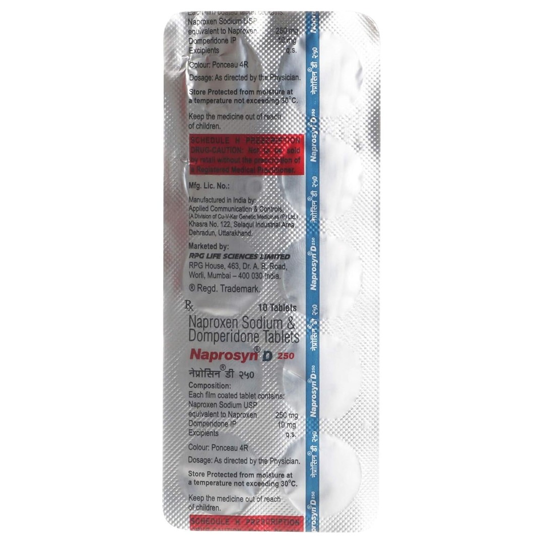Naprosyn D 250 Tablet