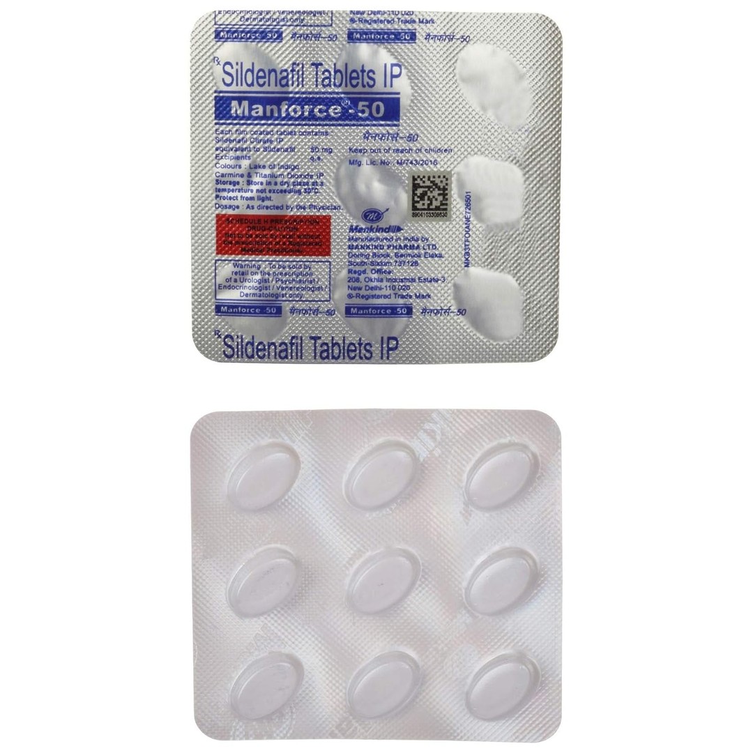 Manforce 50Mg Tablet